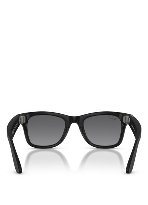 Ray-Ban Meta Wayfarer zonnebril gepolariseerd RW4012 - achterkant zwart