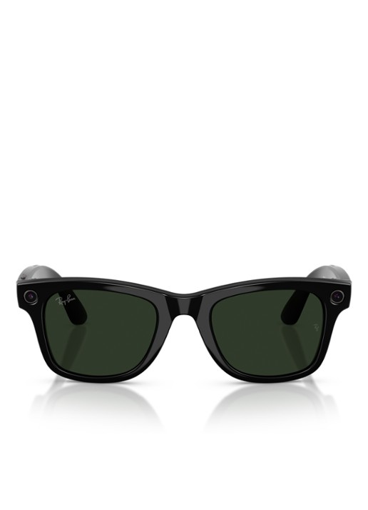 Ray-Ban Meta Wayfarer zonnebril RW4012 - detail 3 zwart-06
