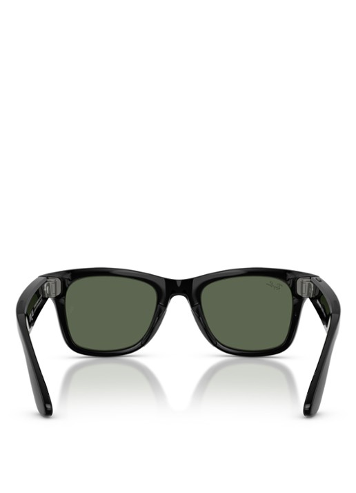 Ray-Ban Meta Wayfarer zonnebril RW4012 - achterkant 7 zwart-01