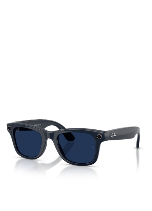 Ray-Ban Meta Wayfarer zonnebril RW4012 - voorkant zwart-01