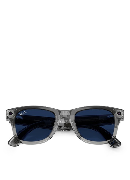 Ray-Ban Meta Wayfarer zonnebril RW4012 - detail 3 grijs