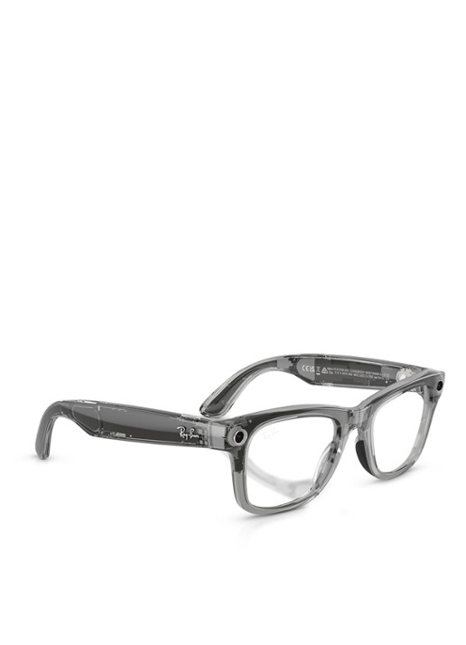 Ray-Ban Meta Wayfarer zonnebril RW4012 - detail 4 grijs