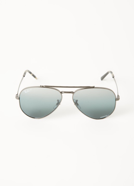 Ray-Ban New Aviator zonnebril gepolariseerd RB3625 - voorkant 2 antraciet