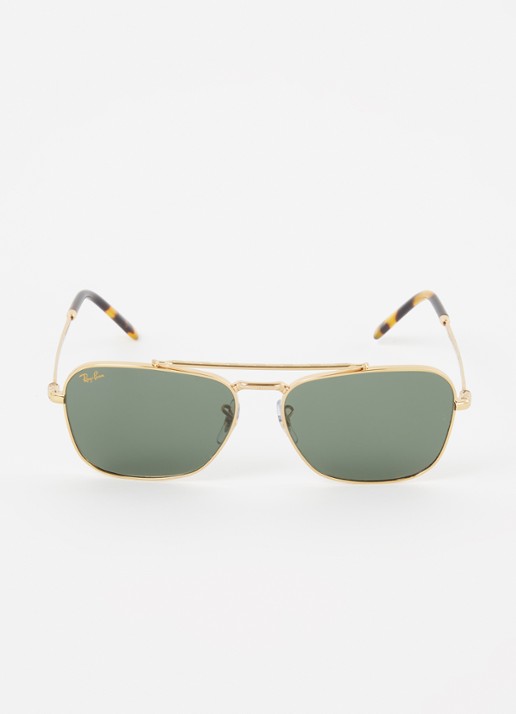 Ray-Ban New Caravan zonnebril RB3636 - voorkant 2 goud