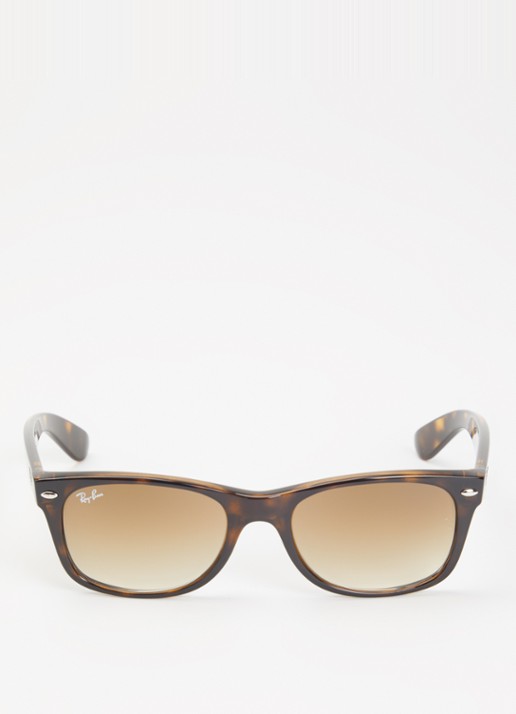 Ray-Ban New Wayfarer Classic zonnebril RB2132 - detail 2 bruin