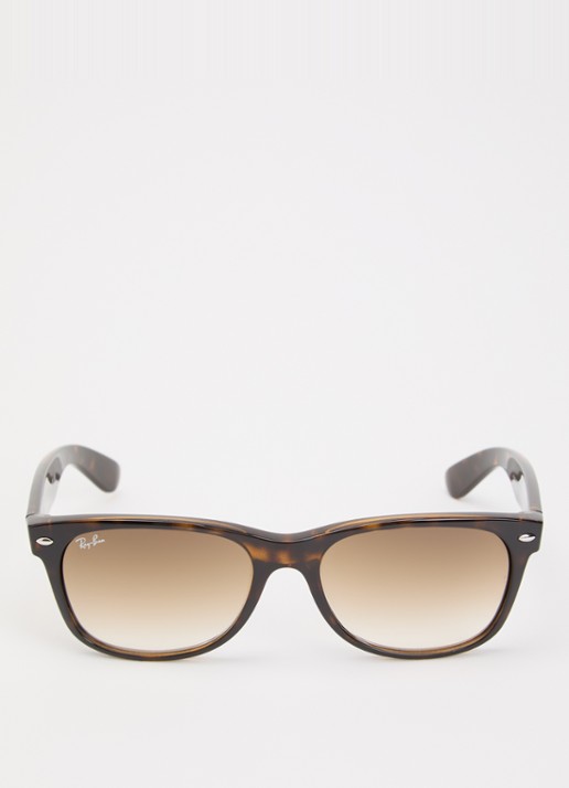 Ray-Ban New Wayfarer zonnebril RB2132 - detail 2 bruin