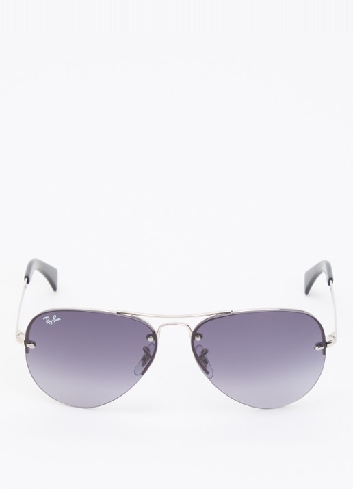 Ray-Ban Piloten zonnebril RB3449 - detail 2 grijs