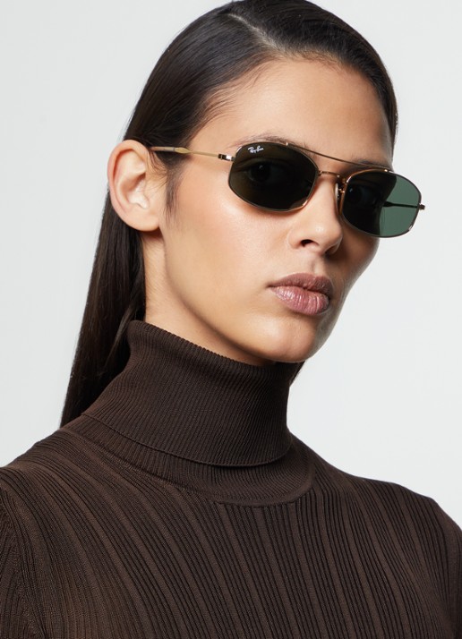 Ray-Ban Piloten zonnebril RB3719 - voorkant 5 goud