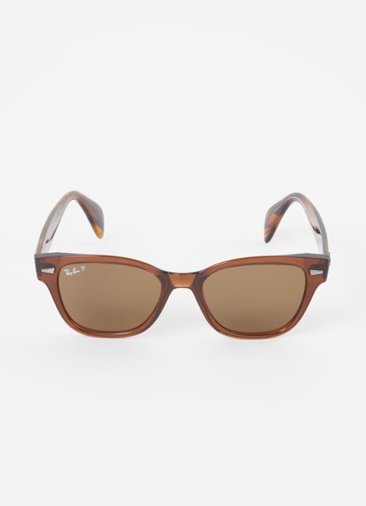 Ray-Ban Ray-Ban *RB0880S  BRN SHN GRY - voorkant 2 oranjebruin