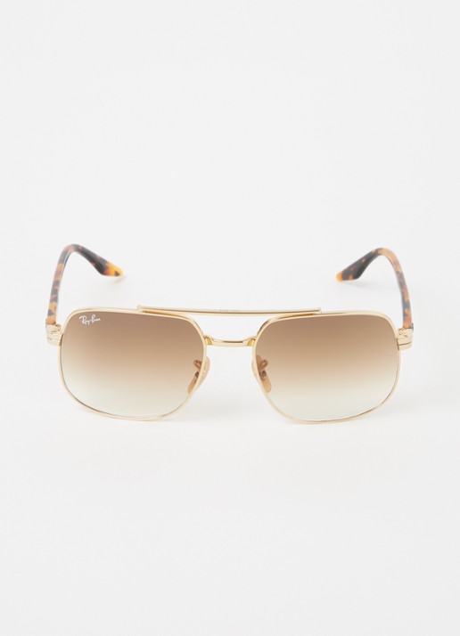 Ray-Ban Ray-Ban *RB3699  GLD SHN BRN G - voorkant 2 goud