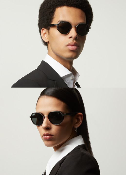 Ray-Ban Ray-Ban *RB3703M  SLV SHN GRN - voorkant 5 zilver