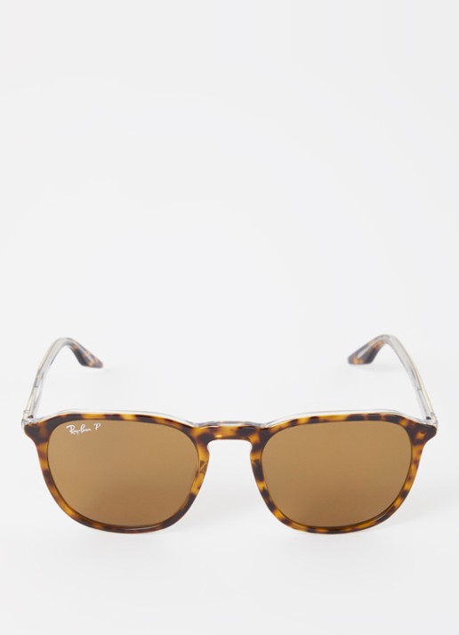 Ray-Ban Retro zonnebril gepolariseerd RB2203 - detail 3 bruin