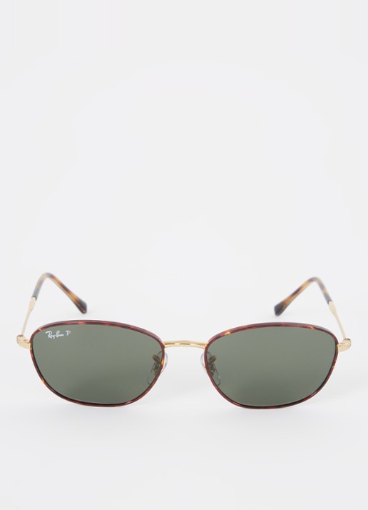 Ray-Ban Retro zonnebril gepolariseerd RB3749 - detail 2 donkerbruin