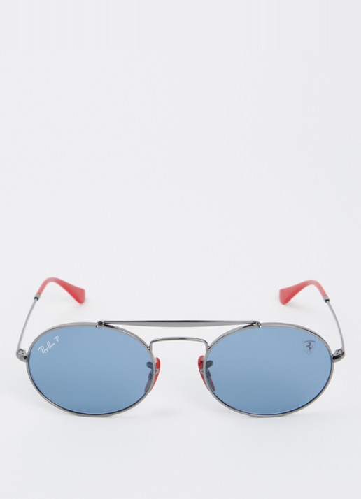 Ray-Ban Retro zonnebril gepolariseerd RB3775M - detail antraciet