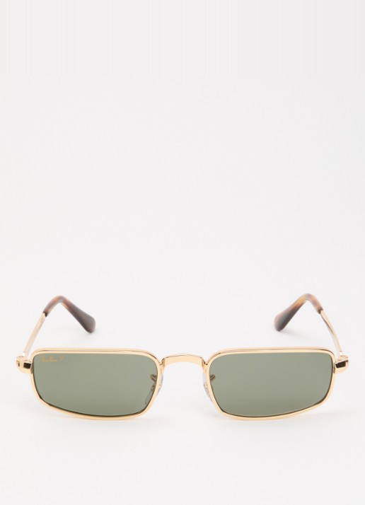 Ray-Ban Retro zonnebril gepolariseerd RB3927 - detail goud