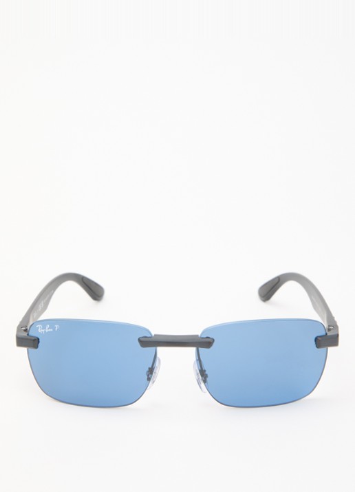 Ray-Ban Retro zonnebril gepolariseerd RB4470CH - detail 2 blauw