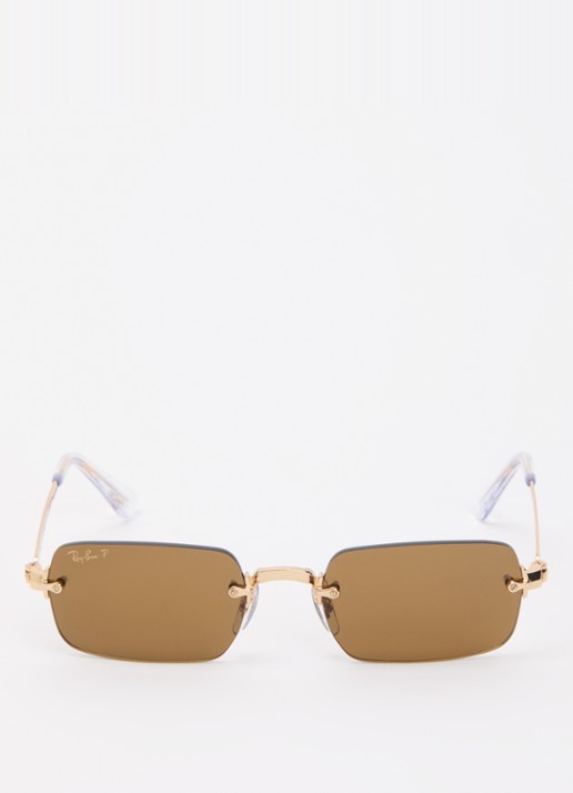 Ray-Ban Retro zonnebril ORB3928 - detail goud