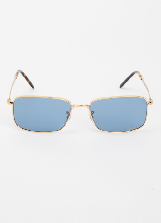 Ray-Ban Retro zonnebril RB3717 - detail 3 goud