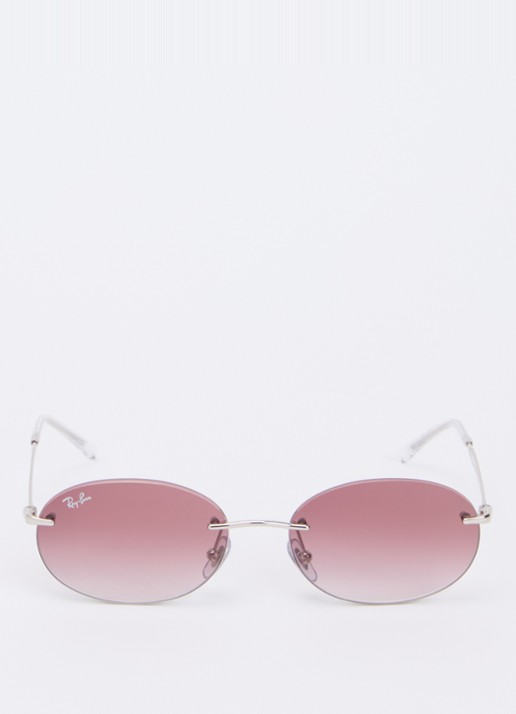 Ray-Ban Retro zonnebril RB3767 - detail 2 zilver