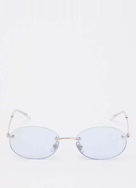 Ray-Ban Retro zonnebril RB3767 - detail 2 zilver