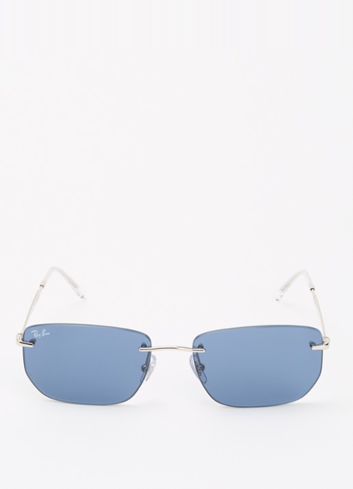 Ray-Ban Retro zonnebril RB3768 - detail zilver