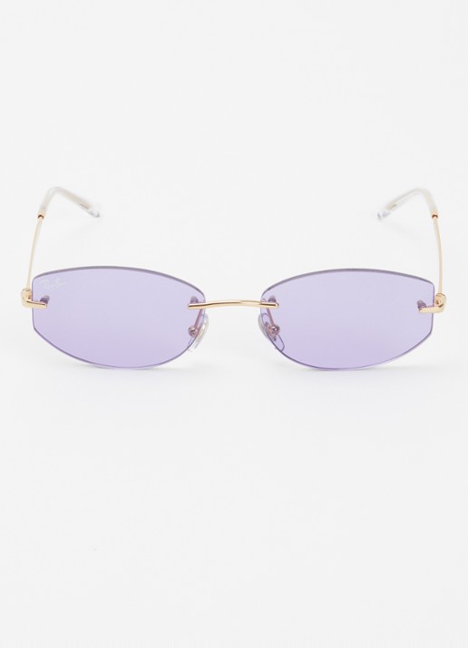 Ray-Ban Retro zonnebril RB3792 - detail goud