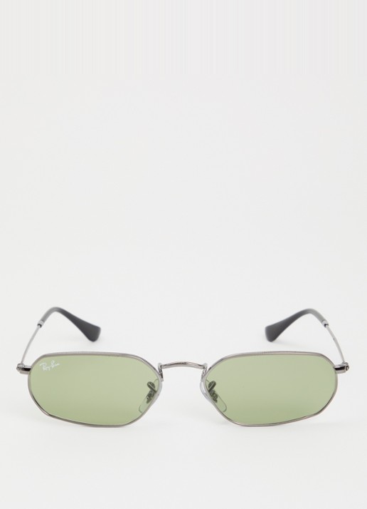 Ray-Ban Retro zonnebril RB3947 - detail 2 zilver