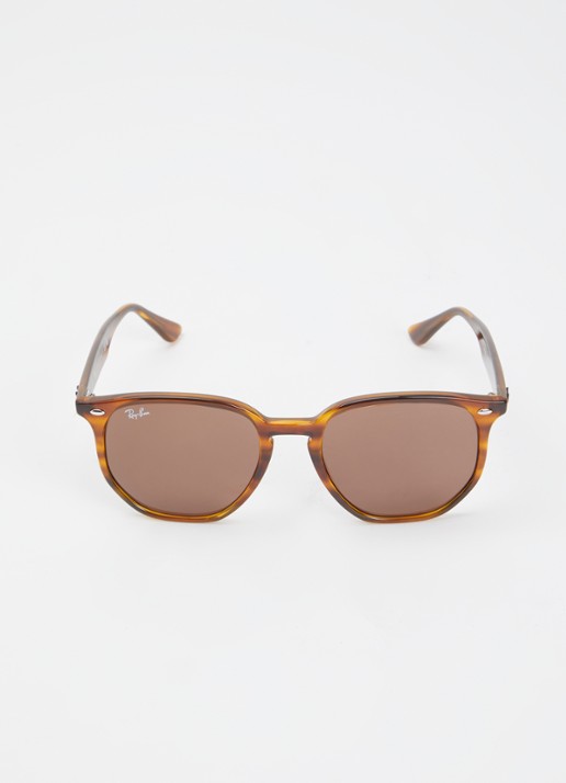 Ray-Ban Retro zonnebril RB4306 - detail bruin