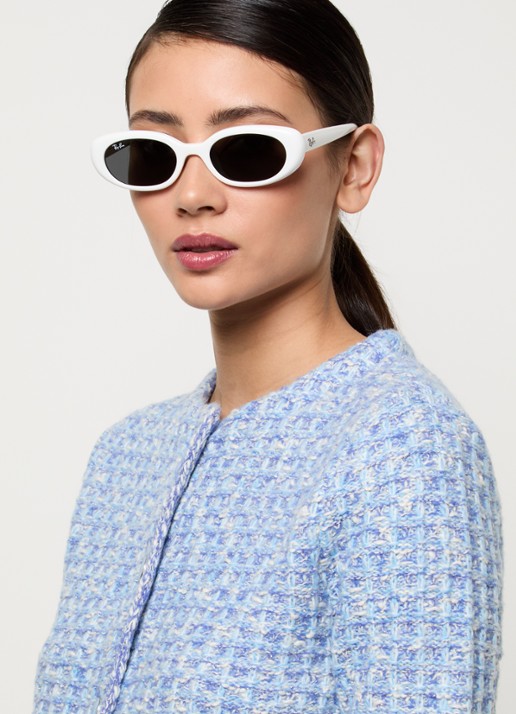 Ray-Ban Retro zonnebril RB4441D - voorkant 2 wit