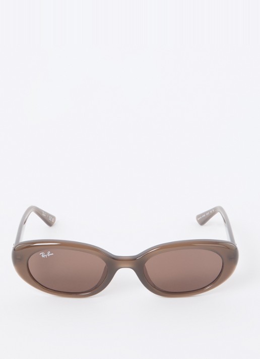 Ray-Ban Retro zonnebril RB4441D - detail bruin
