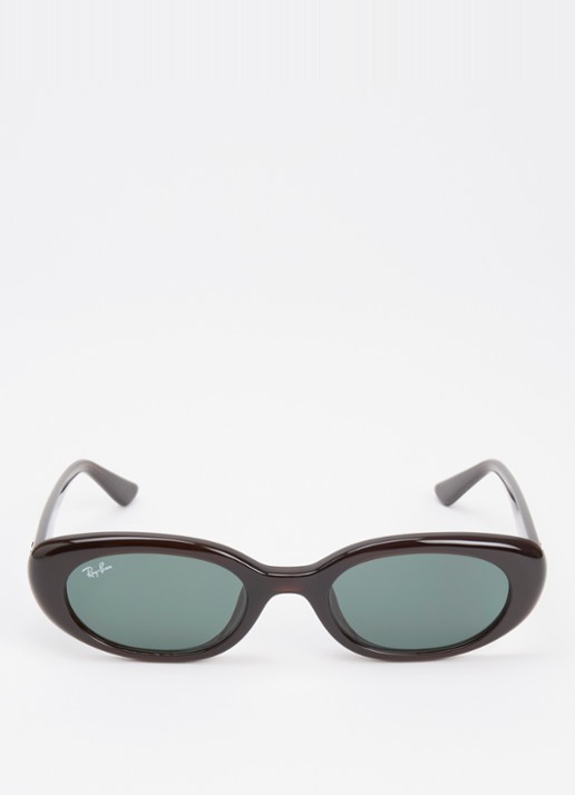 Ray-Ban Retro zonnebril RB4441D - detail 2 donkerbruin
