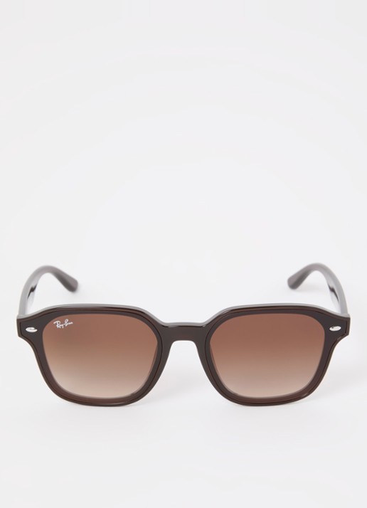 Ray-Ban Retro zonnebril RB4458D - detail 2 donkerbruin