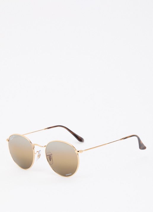 Ray-Ban Round Metal zonnebril gepolariseerd RB3447