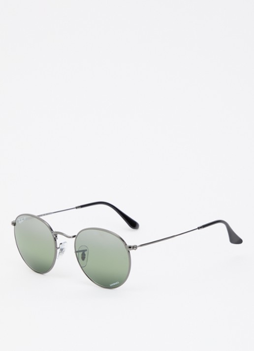 Ray-Ban Round Metal zonnebril gepolariseerd RB3447