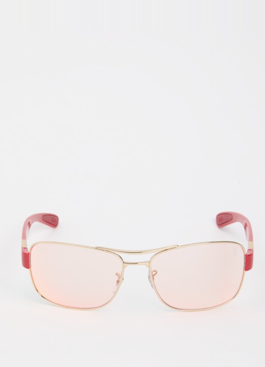 Ray-Ban Scuderia Ferrari Collection zonnebril RB3763M - detail goud