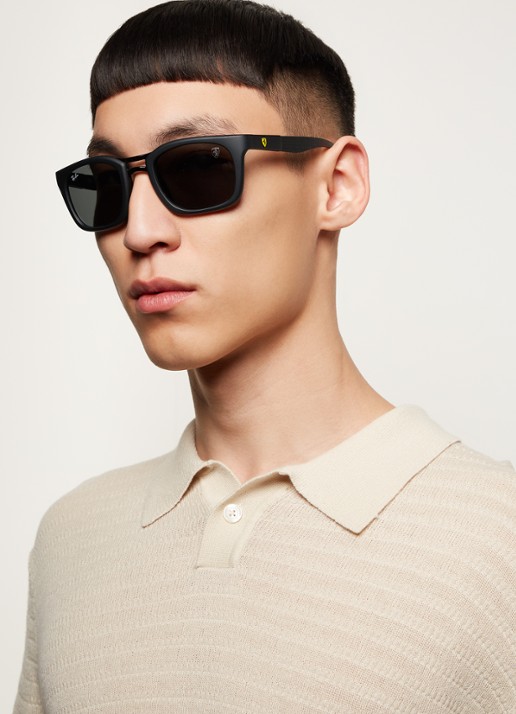Ray-Ban Scuderia Ferrari zonnebril RB8362M  - voorkant 5 zwart