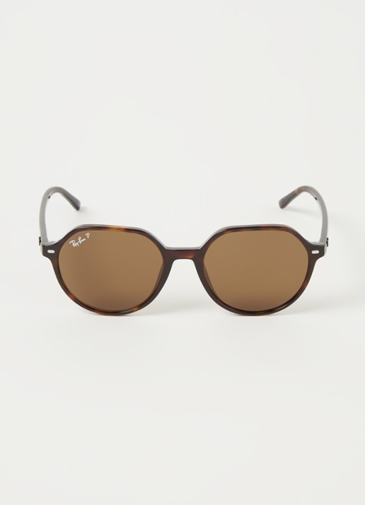 Ray-Ban Thalia zonnebril gepolariseerd RB2195 - voorkant 2 bruin