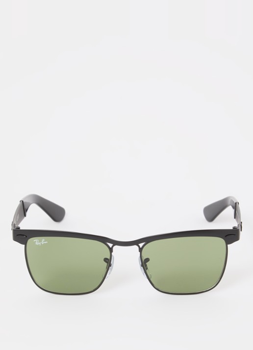 Ray-Ban Wayfarer Deluxe zonnebril RB3875 - detail 2 zwart