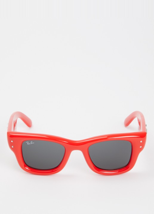 Ray-Ban Wayfarer Puffer zonnebril RB4940 - detail 2 rood