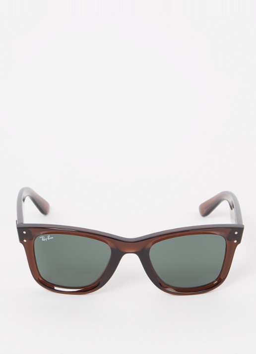 Ray-Ban Wayfarer Reverse zonnebril RBR0502S  - detail 3 kastanjebruin
