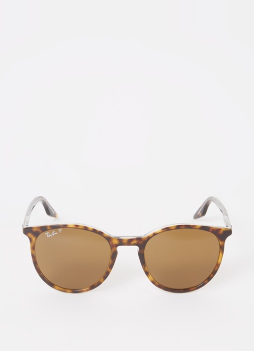 Ray-Ban Wayfarer zonnebril gepolariseerd RB2204 - detail 3 donkerbruin