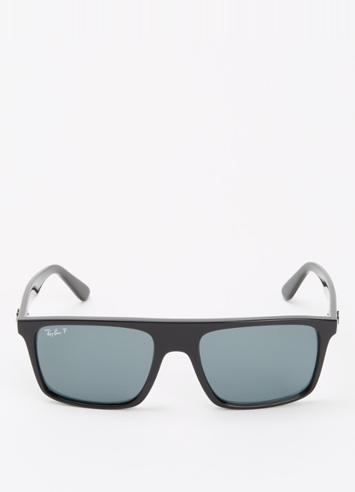 Ray-Ban Wayfarer zonnebril gepolariseerd RB2222 - detail zwart