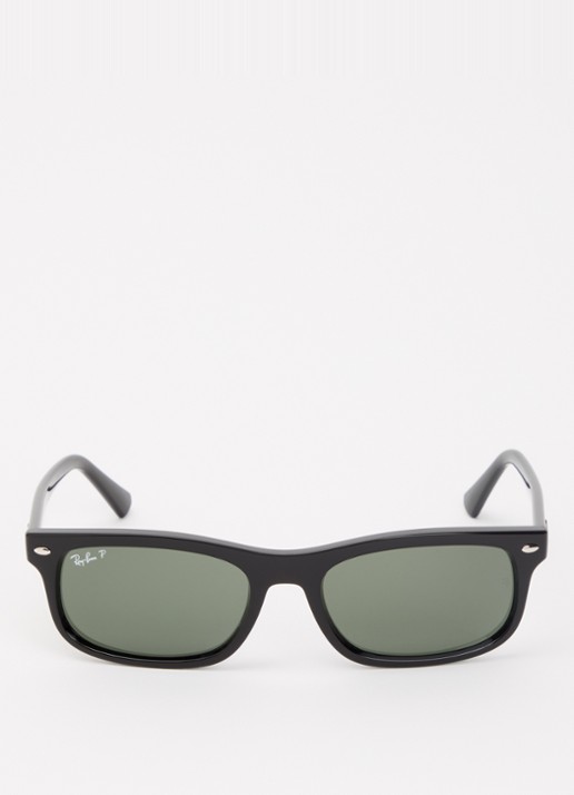 Ray-Ban Wayfarer zonnebril gepolariseerd RB2224 - detail 2 diepzwart