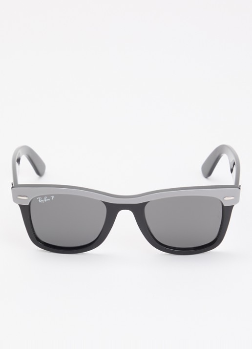 Ray-Ban Wayfarer zonnebril gepolariseerd RB2240 - detail 2 zwart