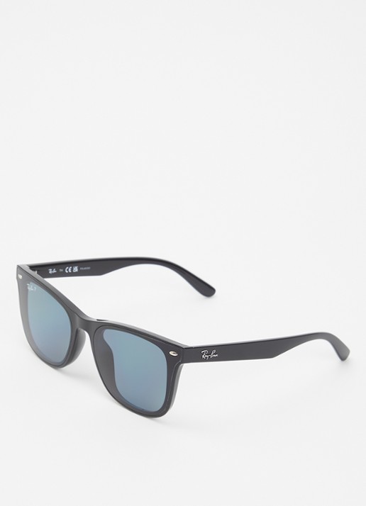 Ray-Ban Wayfarer zonnebril gepolariseerd RB4391D - voorkant 3 zwart