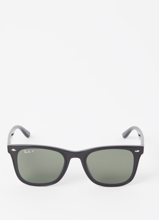 Ray-Ban Wayfarer zonnebril gepolariseerd RB4420 - detail zwart