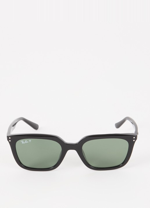 Ray-Ban Wayfarer zonnebril gepolariseerd RB4439D  - detail zwart