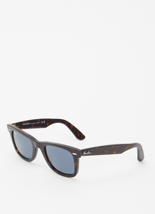 Ray-Ban Wayfarer zonnebril RB2140 - voorkant 4 donkerbruin