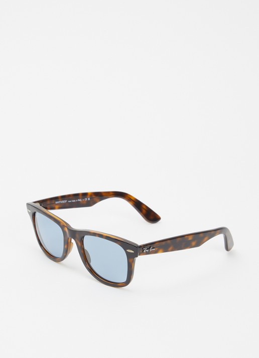 Ray-Ban Wayfarer zonnebril RB4340 - voorkant donkerbruin
