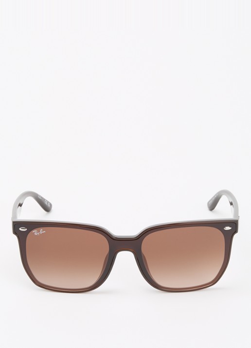 Ray-Ban Wayfarer zonnebril RB4466D - detail donkerbruin